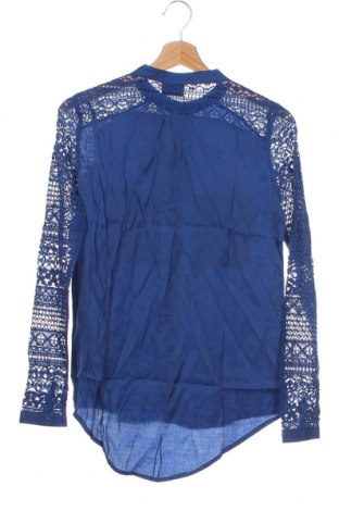 Γυναικείο πουκάμισο VILA, Μέγεθος XS, Χρώμα Μπλέ, Τιμή 15,95 €