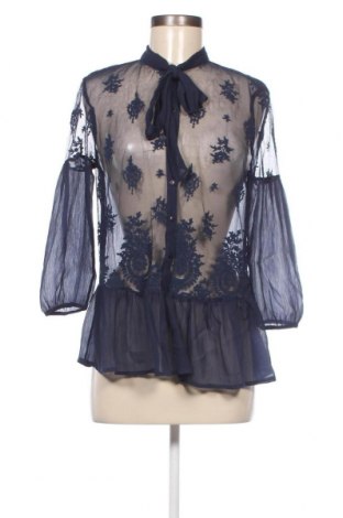 Γυναικείο πουκάμισο VILA, Μέγεθος L, Χρώμα Μπλέ, Τιμή 14,08 €