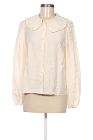 Γυναικείο πουκάμισο VILA, Μέγεθος M, Χρώμα Εκρού, Τιμή 6,14 €