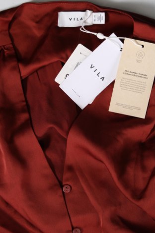 Γυναικείο πουκάμισο VILA, Μέγεθος XS, Χρώμα Καφέ, Τιμή 8,30 €