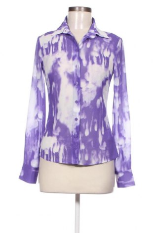 Γυναικείο πουκάμισο Weekday, Μέγεθος XS, Χρώμα Βιολετί, Τιμή 5,57 €