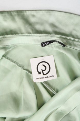 Дамска риза Zara, Размер XS, Цвят Зелен, Цена 27,05 лв.