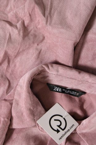 Дамска риза Zara, Размер S, Цвят Розов, Цена 9,45 лв.