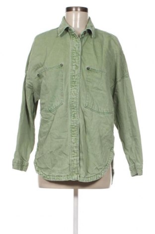 Дамска риза Zara, Размер XS, Цвят Зелен, Цена 13,50 лв.