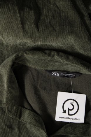 Γυναικείο πουκάμισο Zara, Μέγεθος XL, Χρώμα Πράσινο, Τιμή 16,70 €