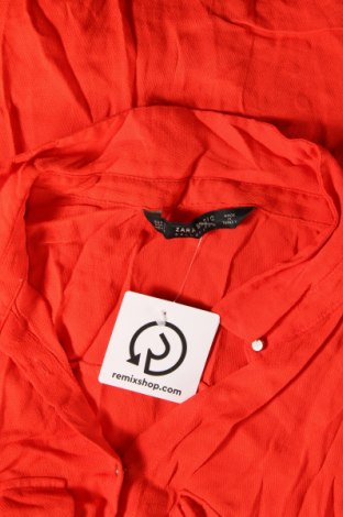 Дамска риза Zara, Размер L, Цвят Червен, Цена 27,00 лв.