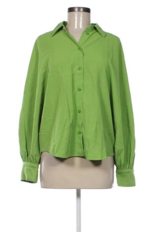 Дамска риза Zara, Размер L, Цвят Зелен, Цена 23,26 лв.
