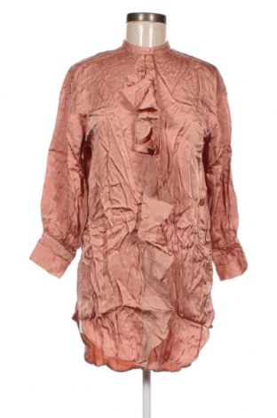 Дамска риза Zara, Размер M, Цвят Розов, Цена 14,85 лв.