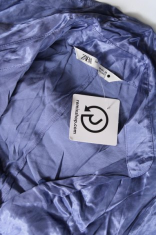Дамска риза Zara, Размер XS, Цвят Син, Цена 27,00 лв.