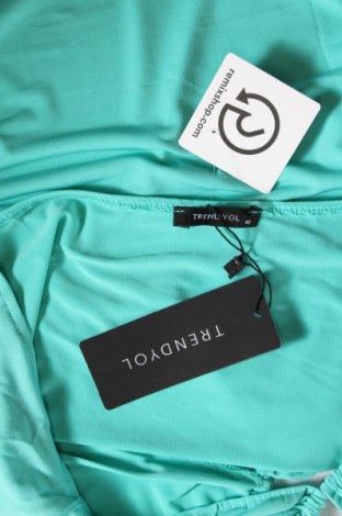 Dámska košeľa-body  Trendyol, Veľkosť M, Farba Zelená, Cena  7,94 €