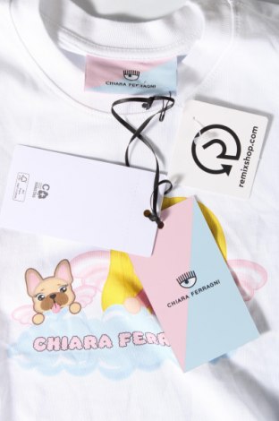 Γυναικείο t-shirt Chiara Ferragni, Μέγεθος S, Χρώμα Λευκό, Τιμή 37,11 €