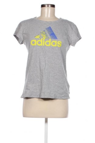 Дамска тениска Adidas, Размер M, Цвят Сив, Цена 27,05 лв.