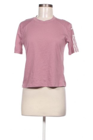 Damen T-Shirt Adidas, Größe L, Farbe Aschrosa, Preis 20,13 €