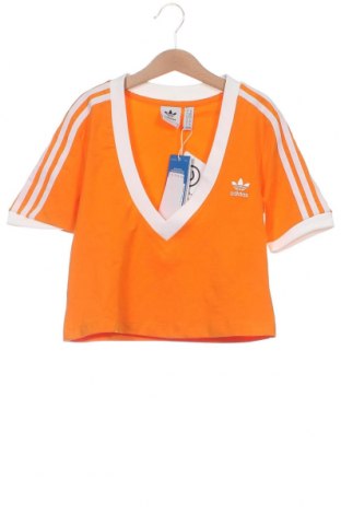 Γυναικείο t-shirt Adidas Originals, Μέγεθος XXS, Χρώμα Πορτοκαλί, Τιμή 17,26 €