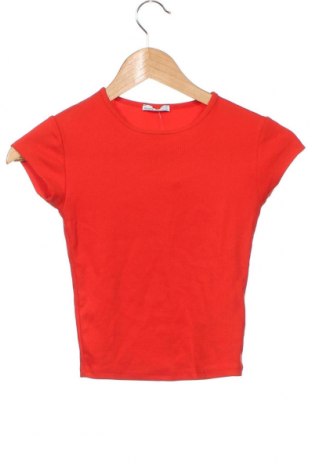 Damen T-Shirt Bershka, Größe XS, Farbe Rot, Preis 3,97 €