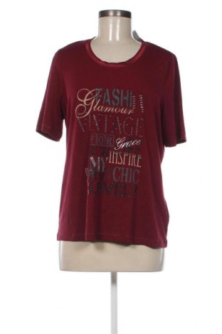 Γυναικείο t-shirt Bonita, Μέγεθος L, Χρώμα Κόκκινο, Τιμή 12,63 €