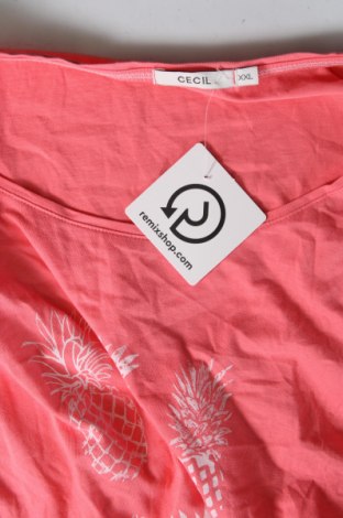 Dámske tričko Cecil, Veľkosť XXL, Farba Ružová, Cena  21,38 €