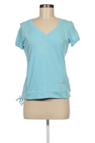 Γυναικείο t-shirt Champion, Μέγεθος M, Χρώμα Μπλέ, Τιμή 18,56 €