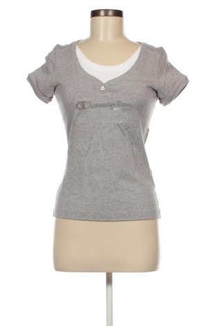 Γυναικείο t-shirt Champion, Μέγεθος S, Χρώμα Γκρί, Τιμή 18,56 €