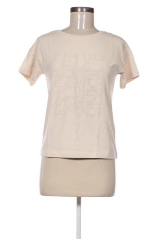 Γυναικείο t-shirt Comma,, Μέγεθος XXS, Χρώμα  Μπέζ, Τιμή 19,18 €