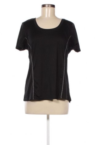 Γυναικείο t-shirt Crivit, Μέγεθος L, Χρώμα Μαύρο, Τιμή 4,58 €