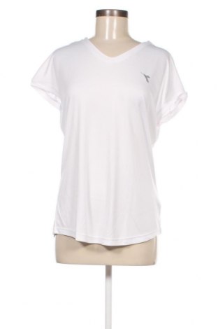Γυναικείο t-shirt Diadora, Μέγεθος XL, Χρώμα Λευκό, Τιμή 8,40 €