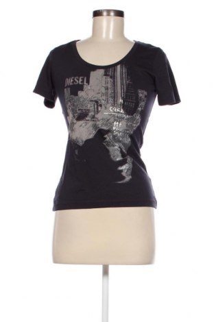 Γυναικείο t-shirt Diesel, Μέγεθος S, Χρώμα Μπλέ, Τιμή 21,91 €