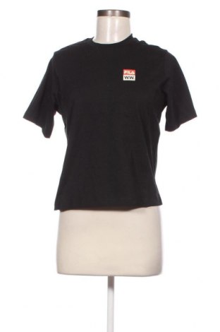 Γυναικείο t-shirt FILA by Wood Wood, Μέγεθος XS, Χρώμα Μαύρο, Τιμή 21,15 €