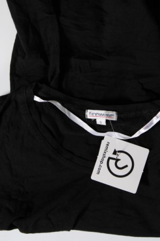 Γυναικείο t-shirt Finnwear, Μέγεθος S, Χρώμα Μαύρο, Τιμή 8,04 €
