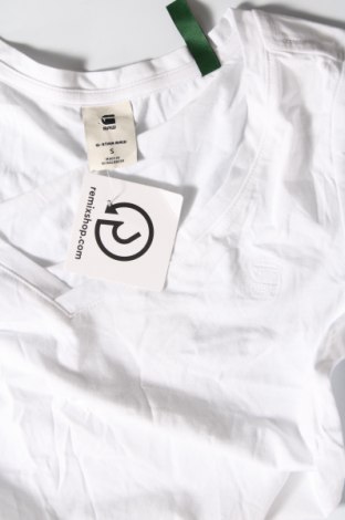 Damen T-Shirt G-Star Raw, Größe S, Farbe Weiß, Preis 22,16 €