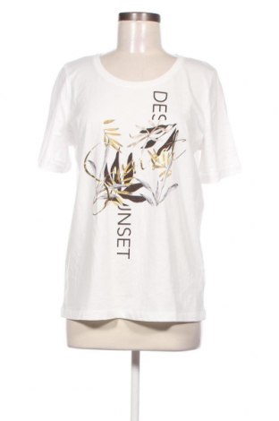 Γυναικείο t-shirt Gerry Weber, Μέγεθος M, Χρώμα Λευκό, Τιμή 19,18 €