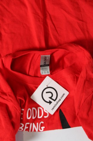 Damen T-Shirt Gildan, Größe M, Farbe Rot, Preis € 6,65