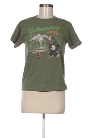 Damen T-Shirt Gildan, Größe M, Farbe Grün, Preis 10,82 €