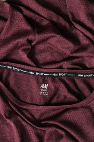 Damski T-shirt H&M Sport, Rozmiar XL, Kolor Czerwony, Cena 31,46 zł