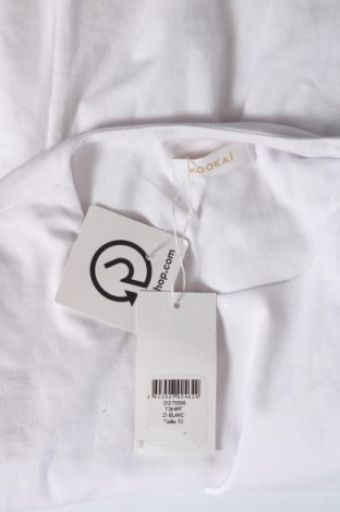 Γυναικείο t-shirt Kookai, Μέγεθος XS, Χρώμα Λευκό, Τιμή 19,18 €
