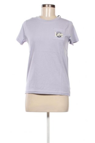 Γυναικείο t-shirt Lee, Μέγεθος XS, Χρώμα Βιολετί, Τιμή 18,22 €