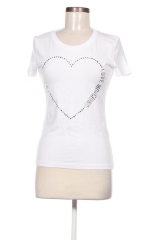 Γυναικείο t-shirt Love Moschino, Μέγεθος S, Χρώμα Λευκό, Τιμή 65,46 €