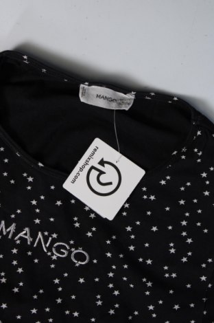 Дамска тениска Mango, Размер M, Цвят Черен, Цена 16,00 лв.