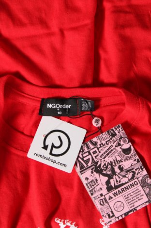 Γυναικείο t-shirt NEW girl ORDER, Μέγεθος M, Χρώμα Κόκκινο, Τιμή 9,47 €