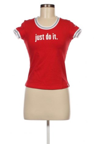 Damen T-Shirt Nike, Größe M, Farbe Rot, Preis 17,58 €