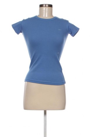 Damen T-Shirt Nike, Größe XS, Farbe Blau, Preis 18,22 €