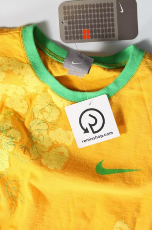 Γυναικείο t-shirt Nike, Μέγεθος S, Χρώμα Κίτρινο, Τιμή 17,26 €