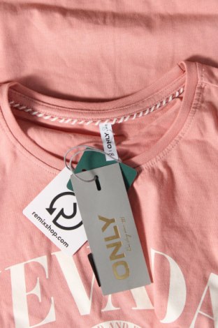 Дамска тениска ONLY, Размер XXL, Цвят Розов, Цена 31,00 лв.