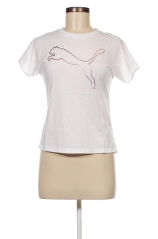 Γυναικείο t-shirt PUMA, Μέγεθος S, Χρώμα Λευκό, Τιμή 19,18 €