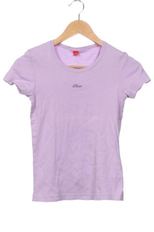 Γυναικείο t-shirt S.Oliver, Μέγεθος XS, Χρώμα Βιολετί, Τιμή 4,80 €
