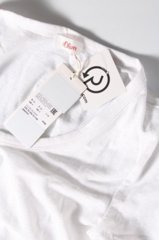 Γυναικείο t-shirt S.Oliver, Μέγεθος XS, Χρώμα Λευκό, Τιμή 18,56 €