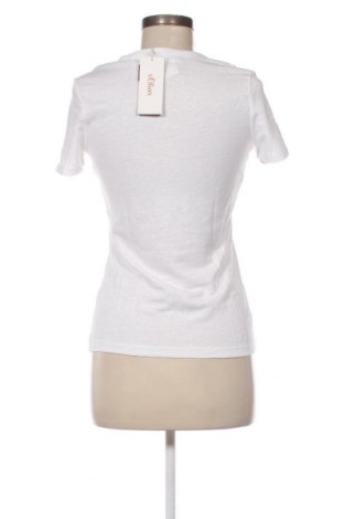Дамска тениска S.Oliver, Размер XS, Цвят Бял, Цена 36,00 лв.