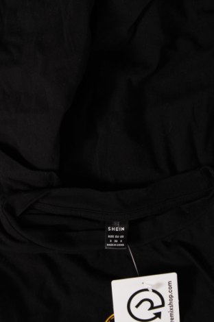 Γυναικείο t-shirt SHEIN, Μέγεθος S, Χρώμα Μαύρο, Τιμή 6,62 €