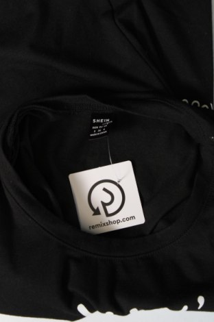 Γυναικείο t-shirt SHEIN, Μέγεθος S, Χρώμα Μαύρο, Τιμή 6,65 €