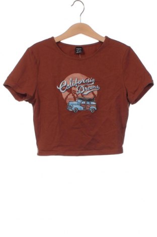 Damen T-Shirt SHEIN, Größe XS, Farbe Braun, Preis € 3,85